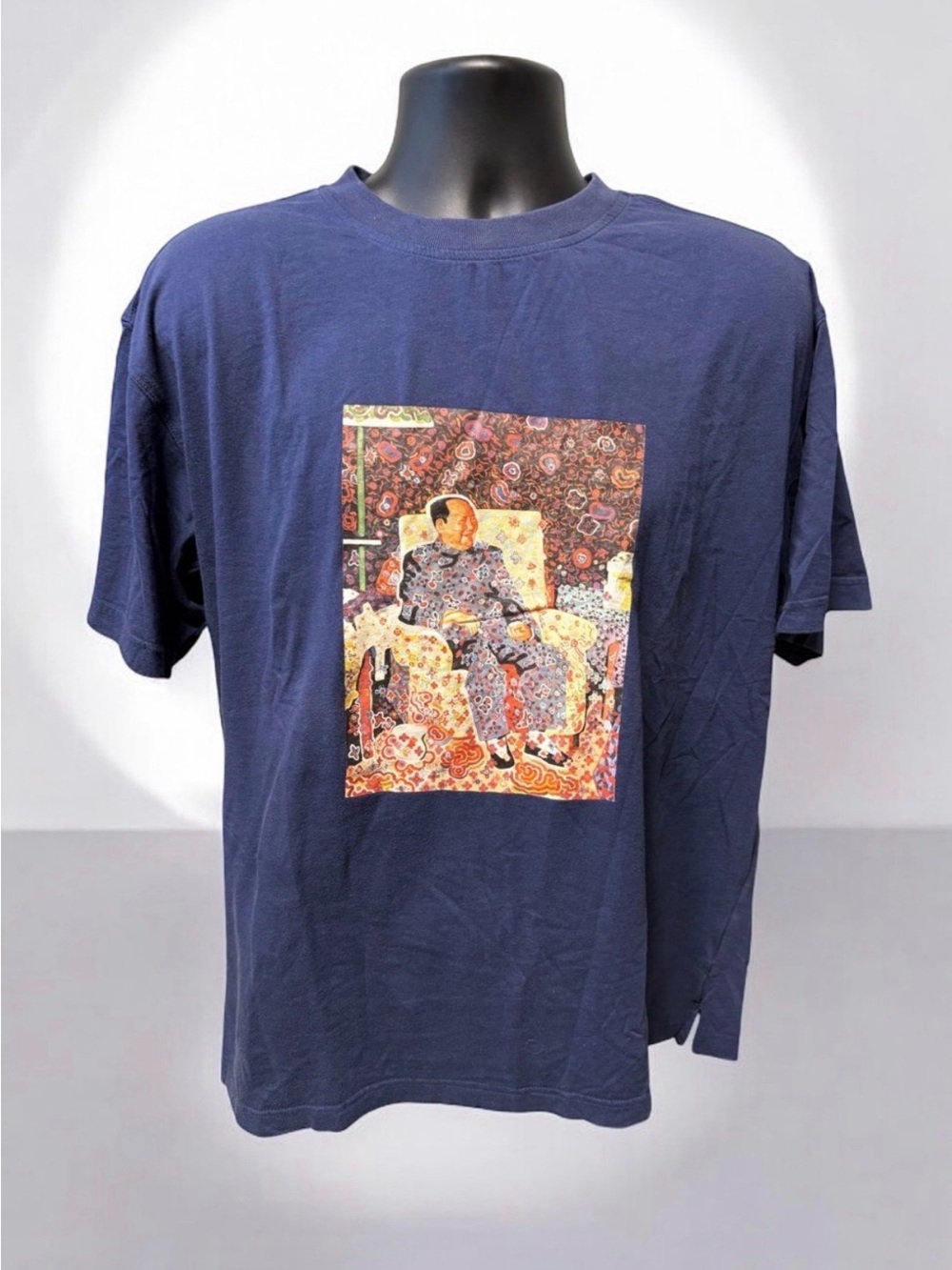 Shanghai Tang Vintage Graphic T-Shirt Navy Blue Men’s Size XL